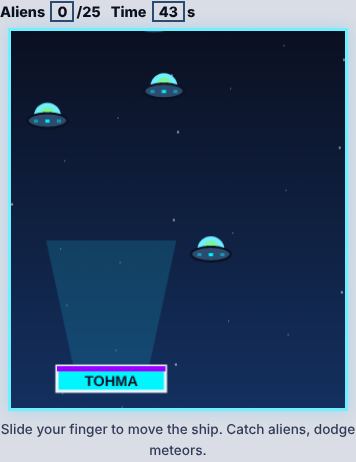 UFO Catch game